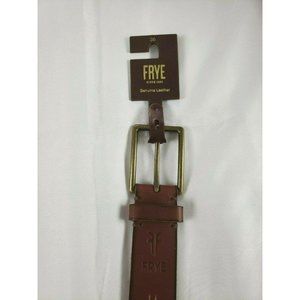Frye Mens 36 Brown Leather Belt DC198C